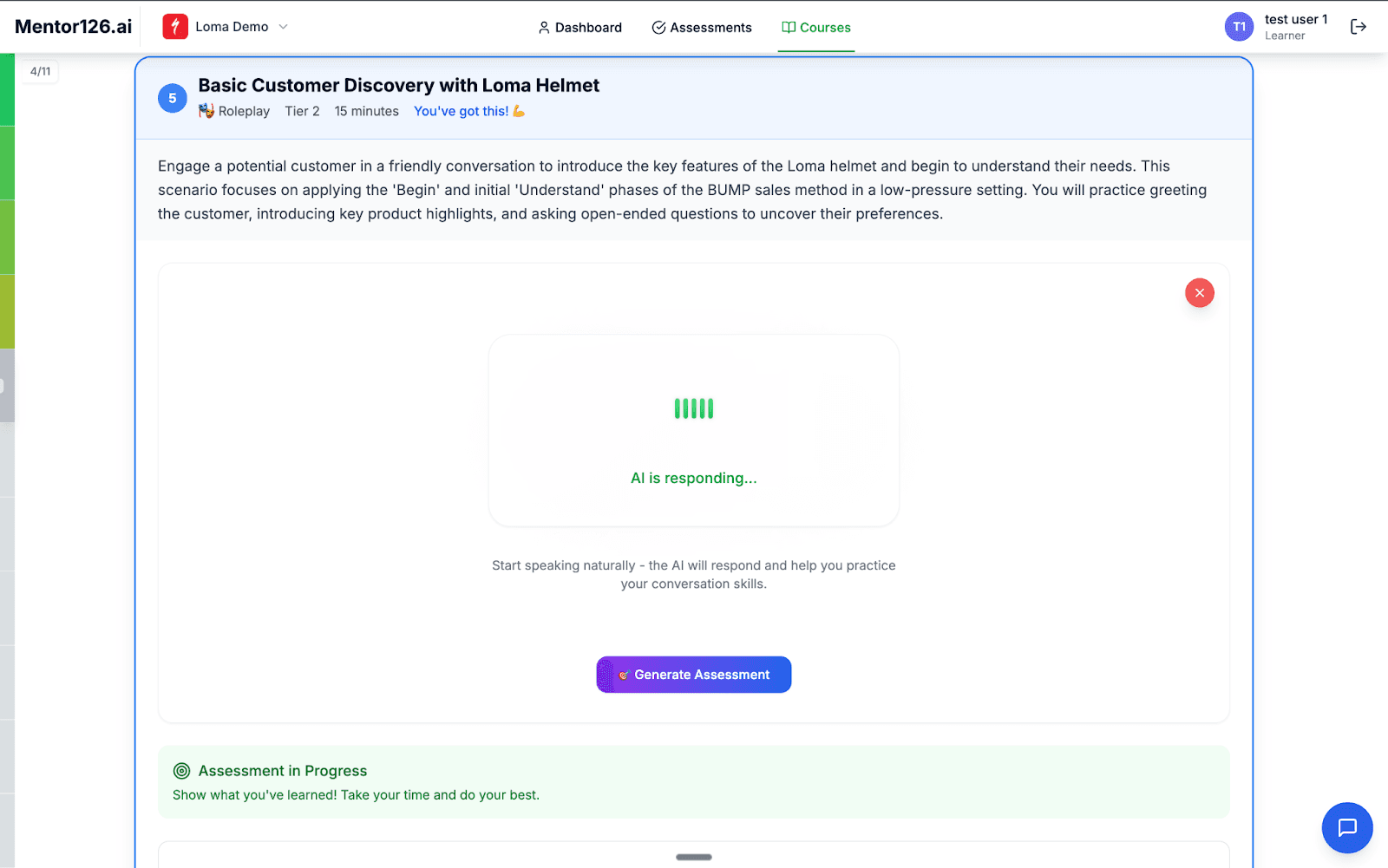 Mentor126 AI Platform Demo
